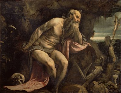 St. Hieronymus, frühe 1560er Jahre von Jacopo Bassano